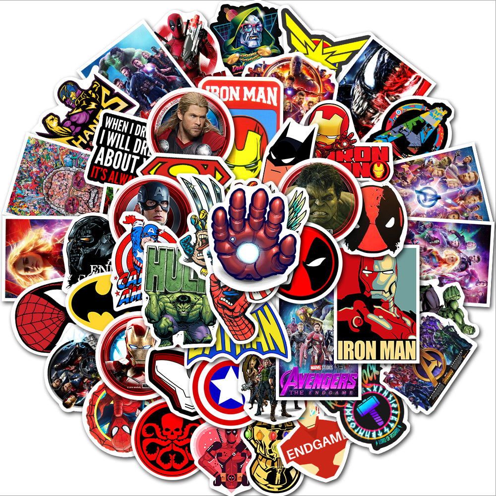 Volwassenen Stickers Film & TV - Bekijk Hier Diverse Modellen - Sets 50 stickers