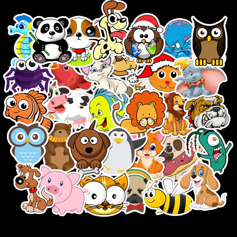 Dieren Stickers - Bekijk Hier Diverse Modellen - Sets 50 stickers