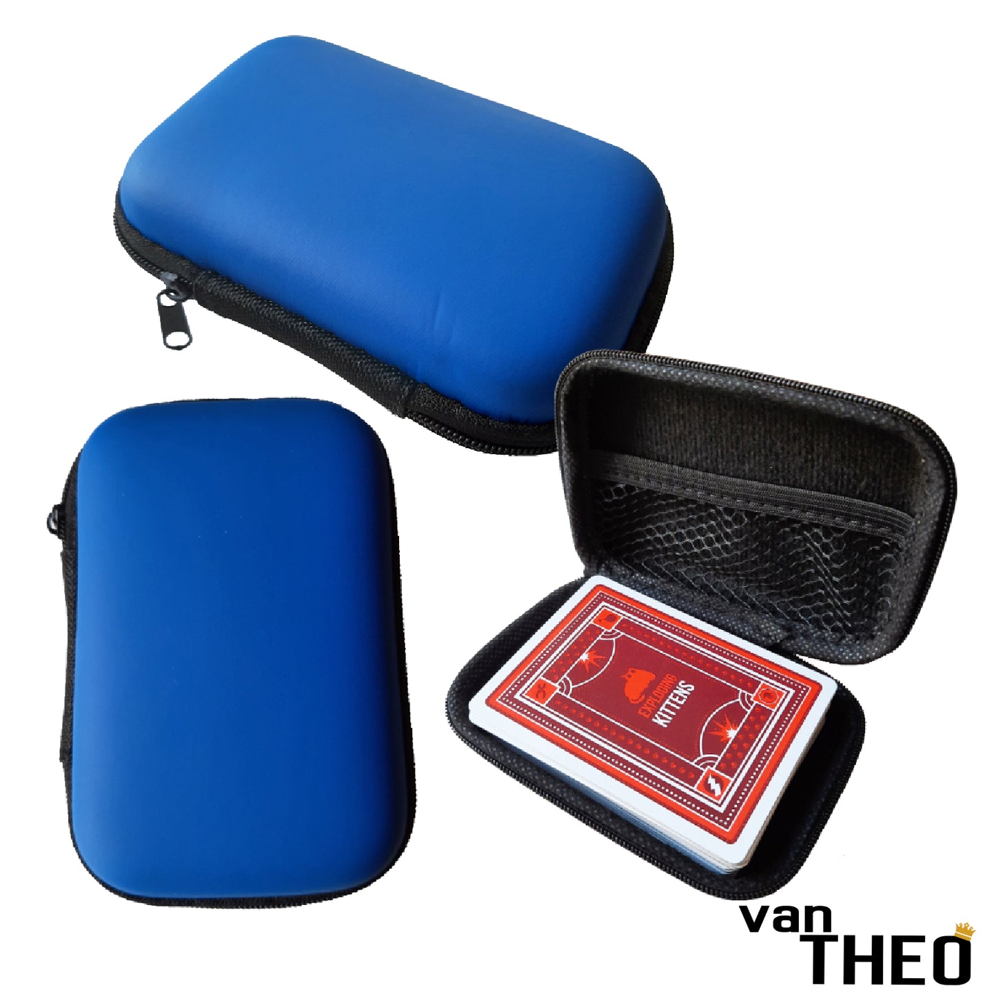 van Theo® Kaartspel Koffertje - Klein Opbergdoosje - Kaarten Opberg Box - Multifunctioneel