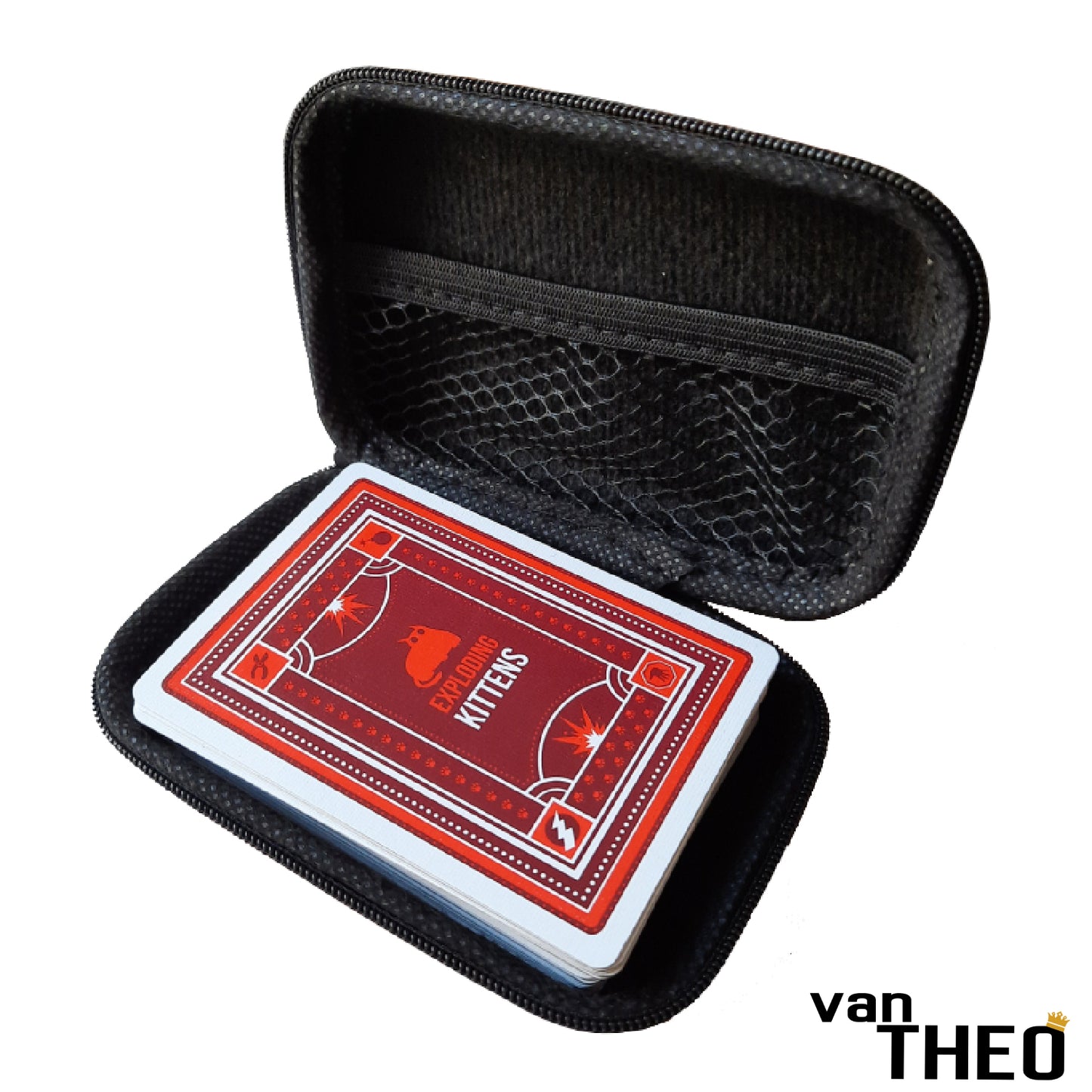 van Theo® Kaartspel Koffertje - Klein Opbergdoosje - Kaarten Opberg Box - Multifunctioneel