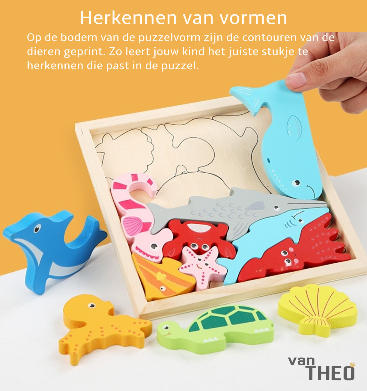 Houten Puzzel - Houten Speelgoed - 3D Puzzel - Kinderen - Voordeelset