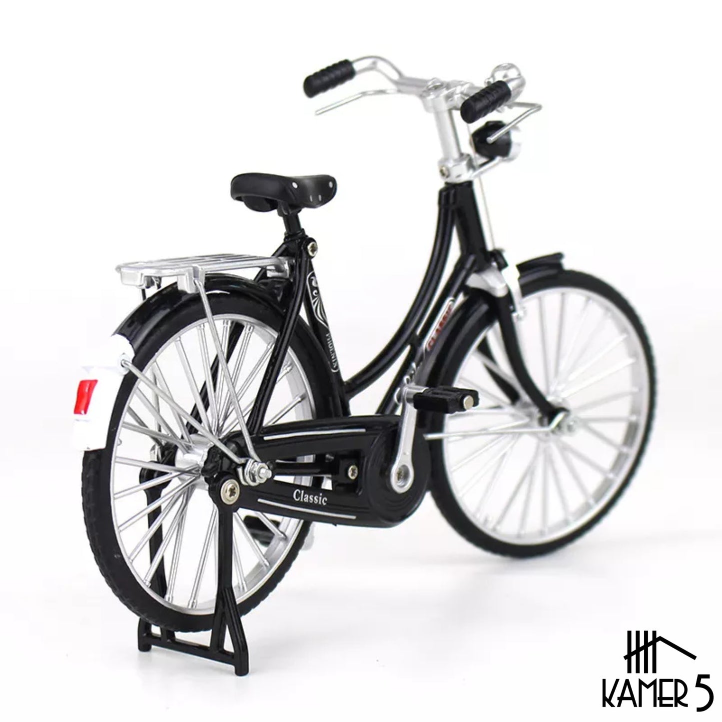 Kamer 5® Modelbouw Fiets - Damesfiets Zwart